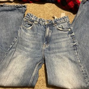 Zara women’s wide leg jeans